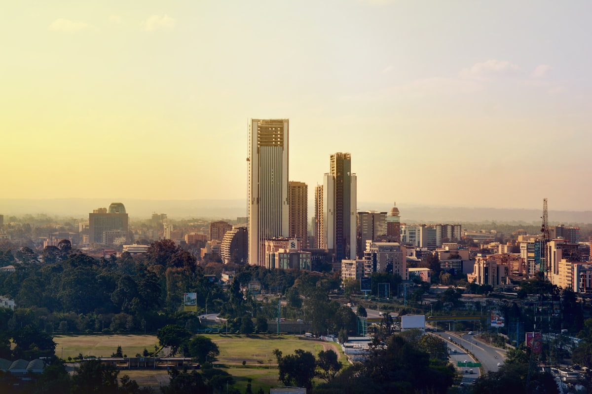 Kigali city skyline Rwanda Africa's cleanest capital