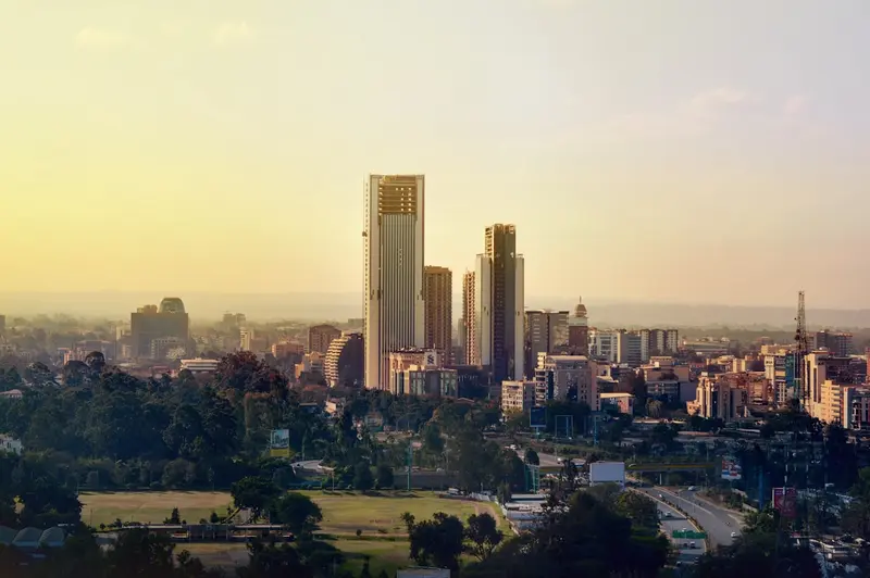 Kigali city skyline Rwanda Africa's cleanest capital